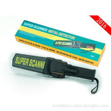 Stock Handheld Metal Detector Wand , Super Scanner Metal De